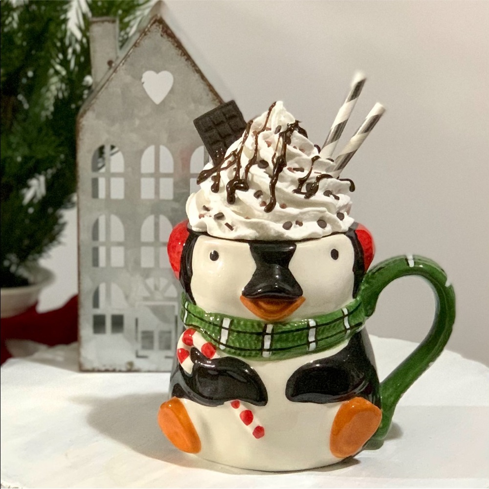 Handmade Mug Topper with Mug.